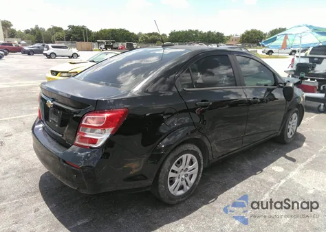 2017 Chevrolet Sonic Ls Auto из США, поврежденный, VIN 1G1JB5SH0H4153473